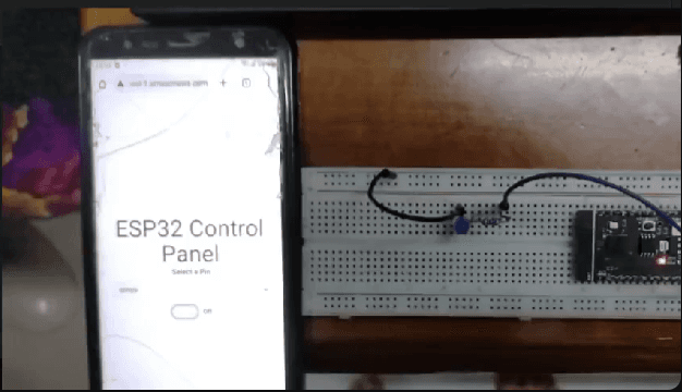 Controlling ESP32 GPIOs Through Website